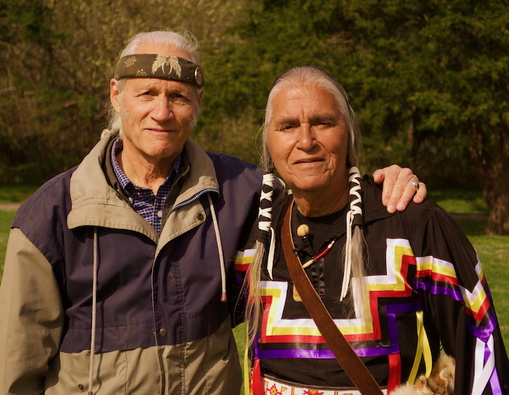 Greg Vizzi and Chief Quiet Thunder